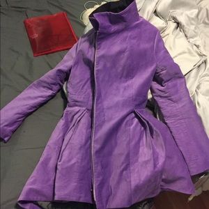 Vaute Couture Insulated Organic Velvet Coat, Sz S